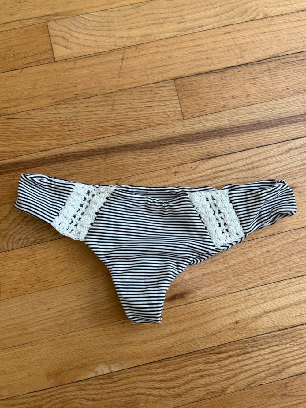 Posh Pua Striped Bikini Bottoms